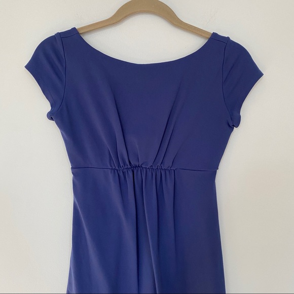 Susana Monaco Blue Scoop Back Mini Dress - Size: Small - Picture 2 of 6